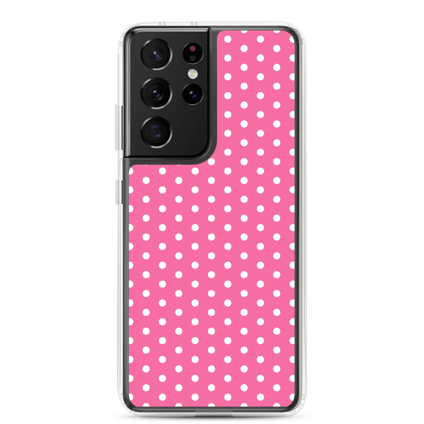 Pink Polkadot - Inspired By Harry Styles - Sustainably Made Clear Case for Samsung®