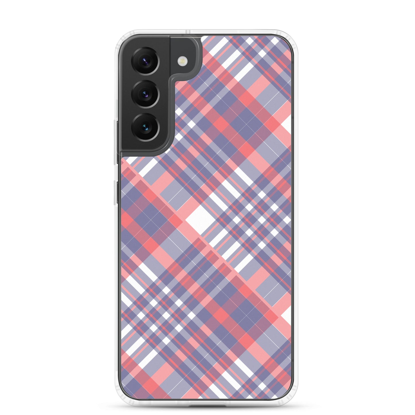 Diagonal Stripes - Inspired By Taylor Swift - Sustainably Made Clear Case for Samsung®