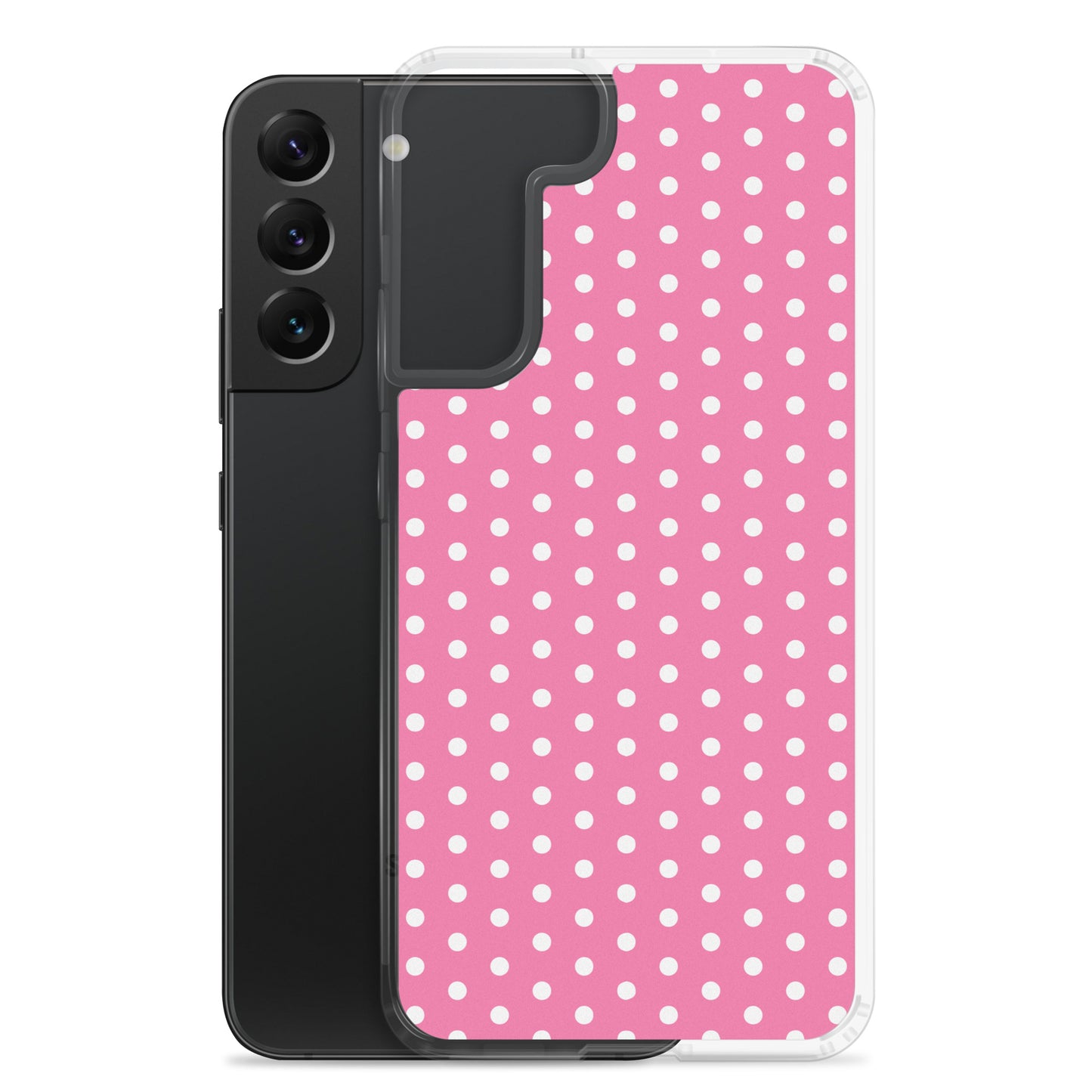 Pink Polkadot - Inspired By Harry Styles - Sustainably Made Clear Case for Samsung®