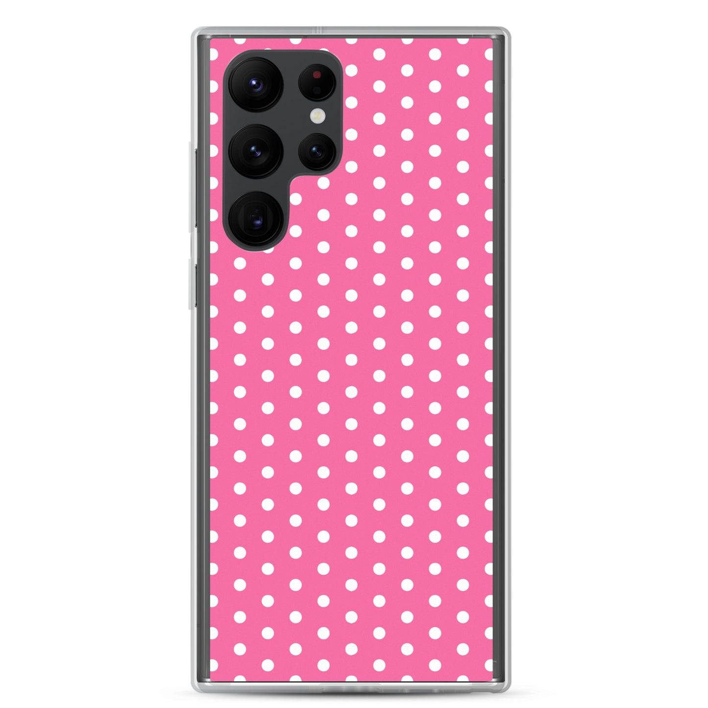 Pink Polkadot - Inspired By Harry Styles - Sustainably Made Clear Case for Samsung®