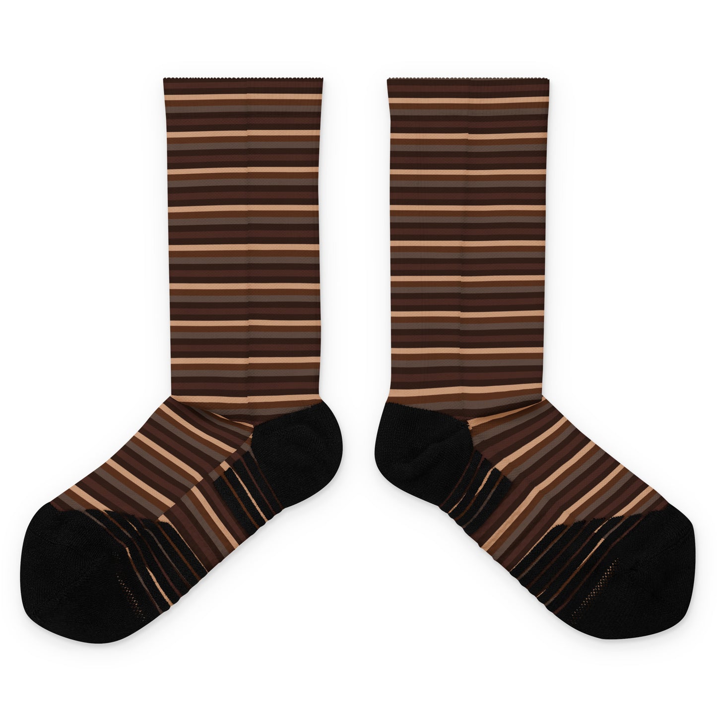 Retro Brown - Inspired By Taylor Swift - Sustainably Made Basketball socks