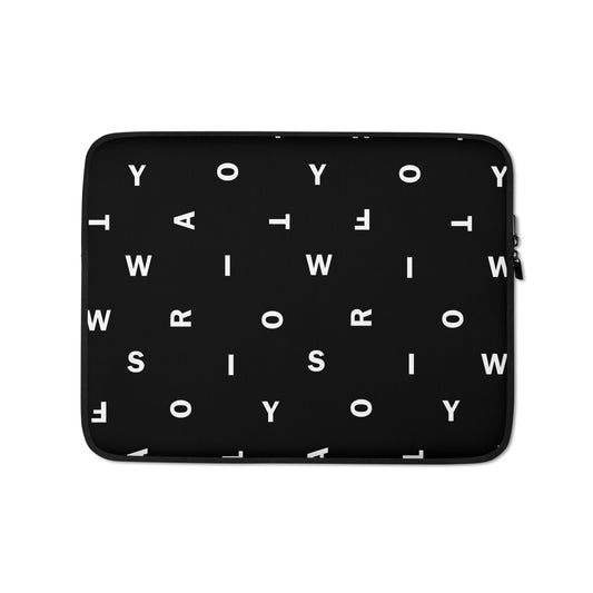 Letter Black - Inspired By Taylor Swift - Sustainably Made Laptop Sleeve