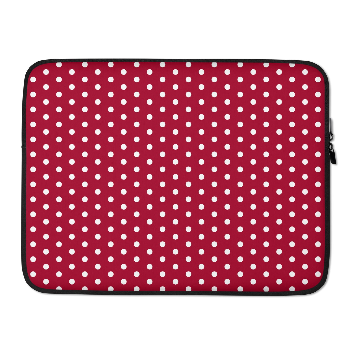 Maroon Polka Dot - Inspired By Taylor Swift - Sustainably Made Laptop Sleeve