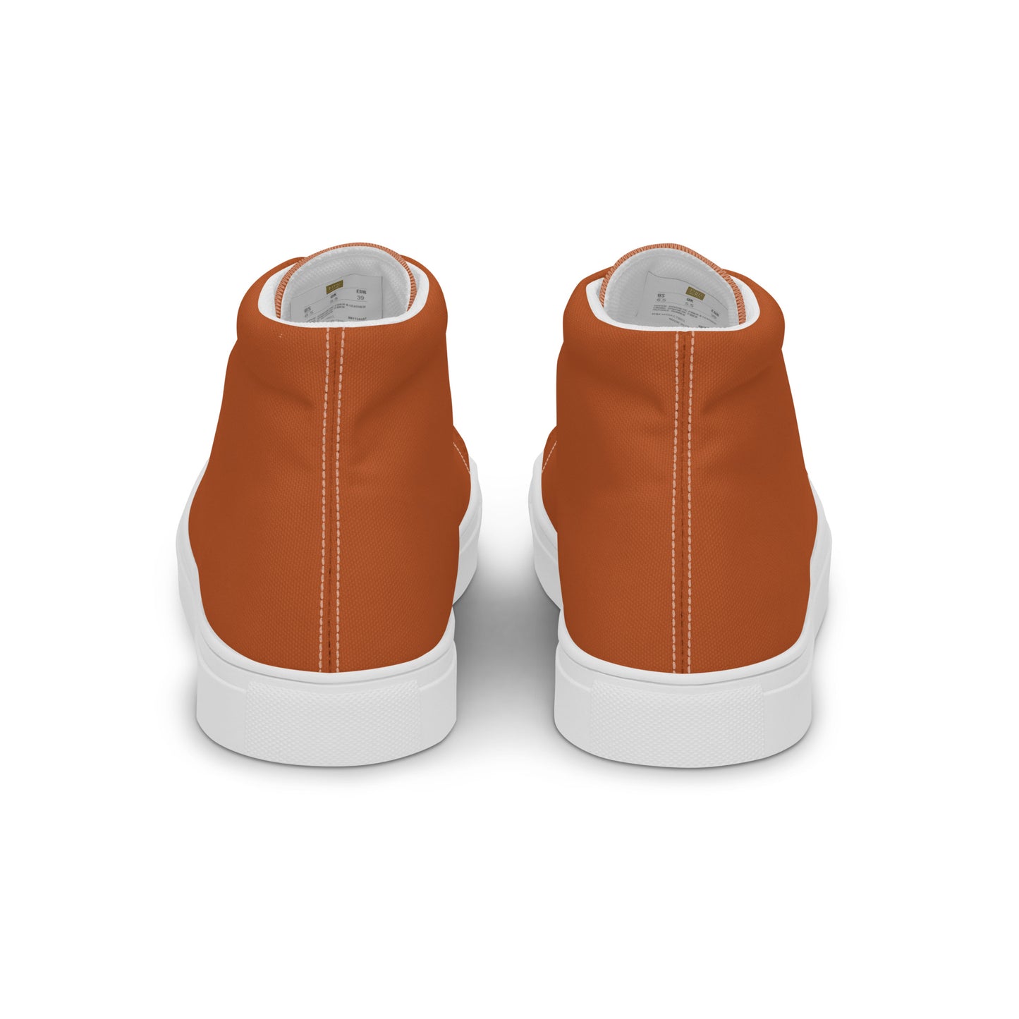 Honey Brown - Sustainably Made Men's High Top Canvas Shoes