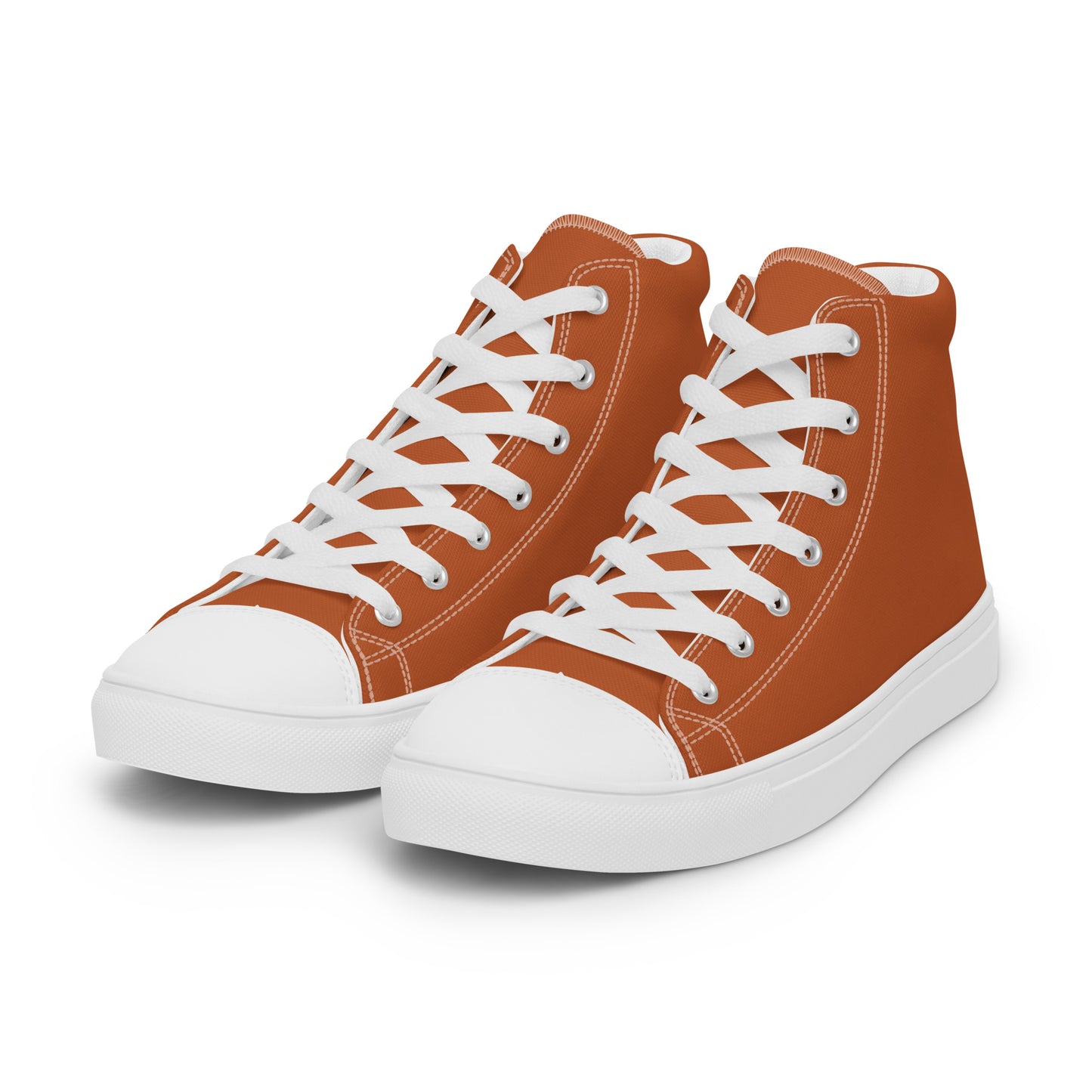 Honey Brown - Sustainably Made Men's High Top Canvas Shoes