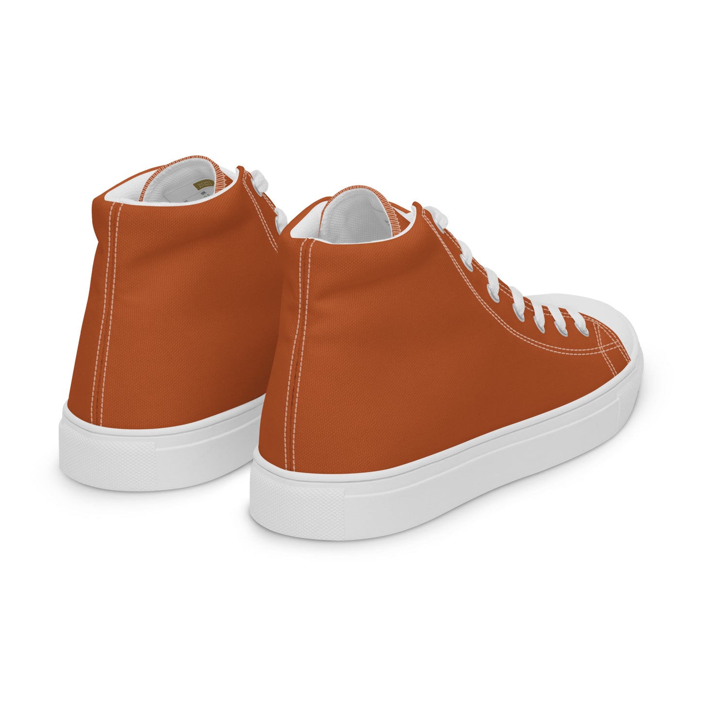 Honey Brown - Sustainably Made Men's High Top Canvas Shoes
