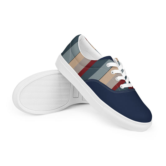 Reminiscence - Inspired By Taylor Swift - Sustainably Made Men’s lace-up canvas shoes