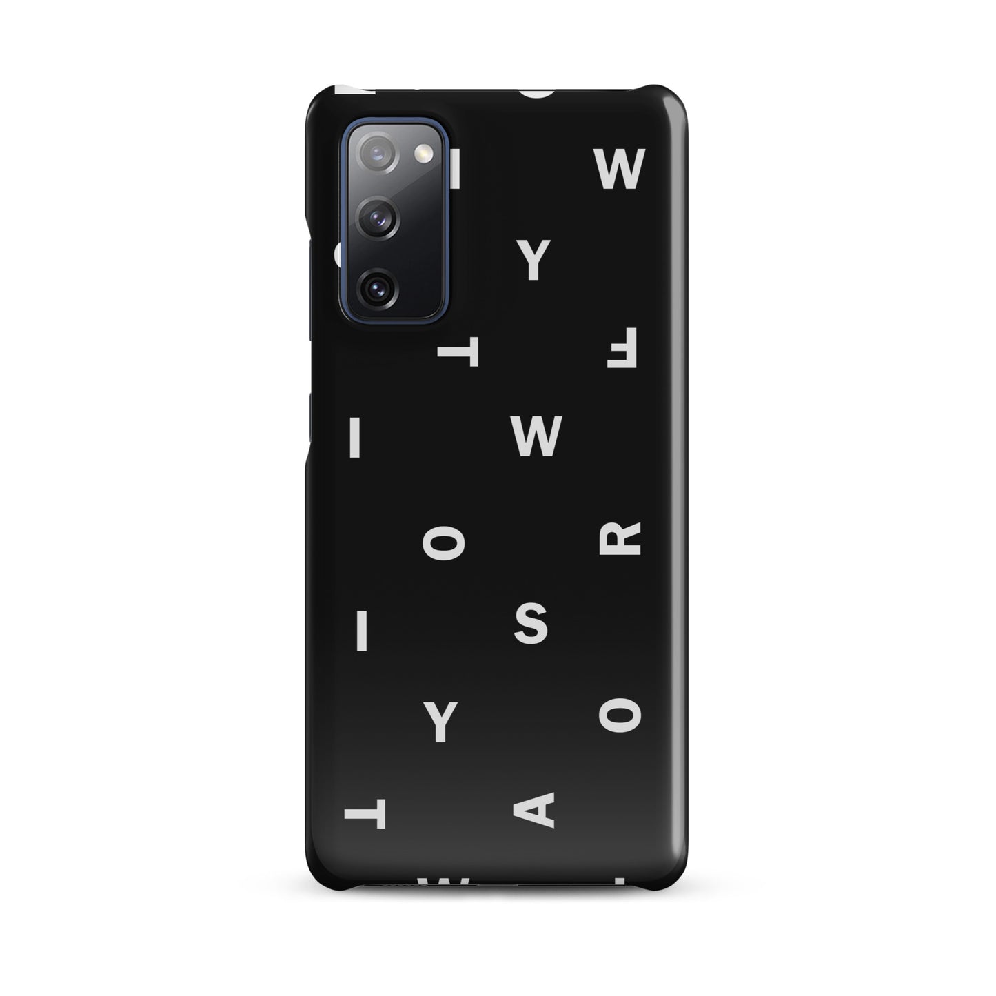 Letter Black - Inspired By Taylor Swift - Sustainably Made Snap case for Samsung®