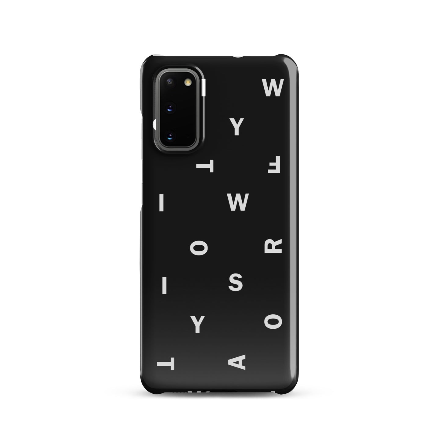 Letter Black - Inspired By Taylor Swift - Sustainably Made Snap case for Samsung®