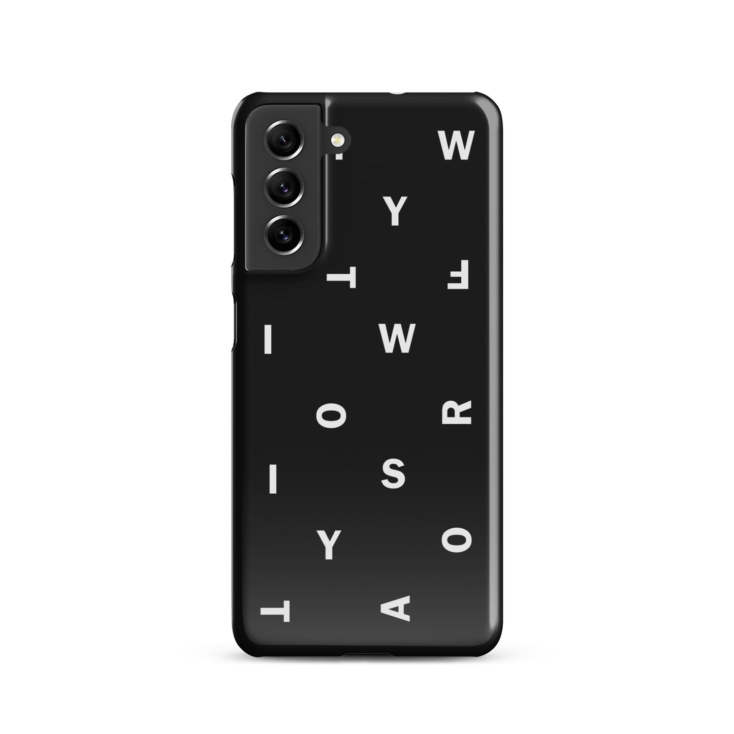 Letter Black - Inspired By Taylor Swift - Sustainably Made Snap case for Samsung®