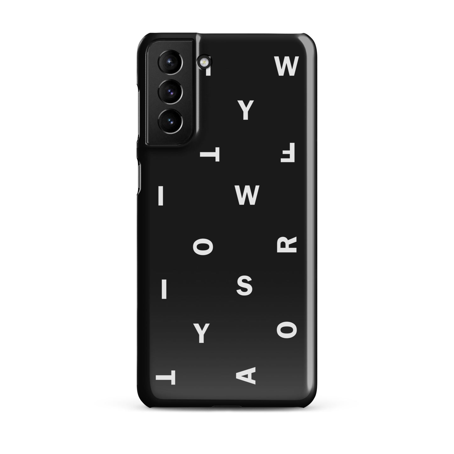 Letter Black - Inspired By Taylor Swift - Sustainably Made Snap case for Samsung®