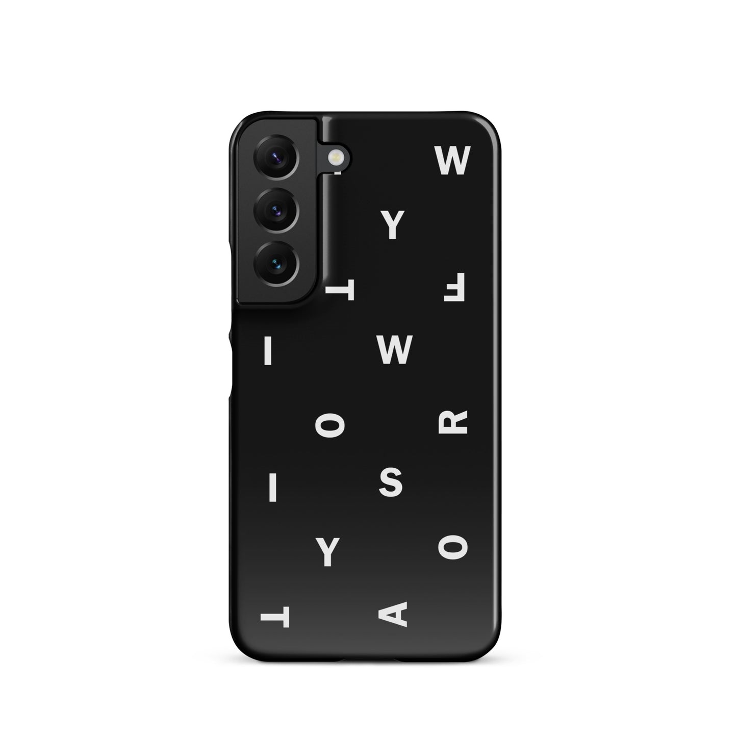 Letter Black - Inspired By Taylor Swift - Sustainably Made Snap case for Samsung®