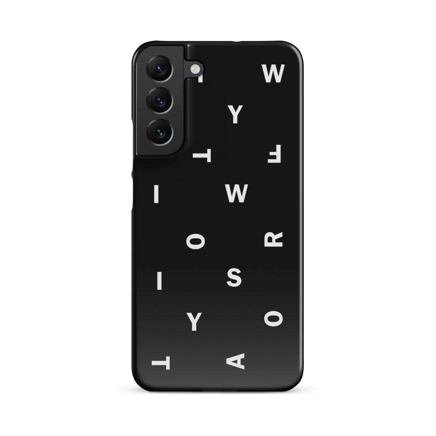 Letter Black - Inspired By Taylor Swift - Sustainably Made Snap case for Samsung®