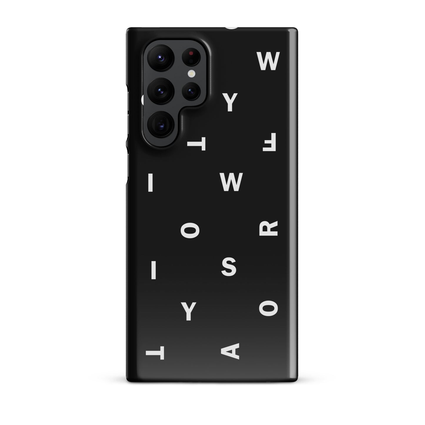 Letter Black - Inspired By Taylor Swift - Sustainably Made Snap case for Samsung®