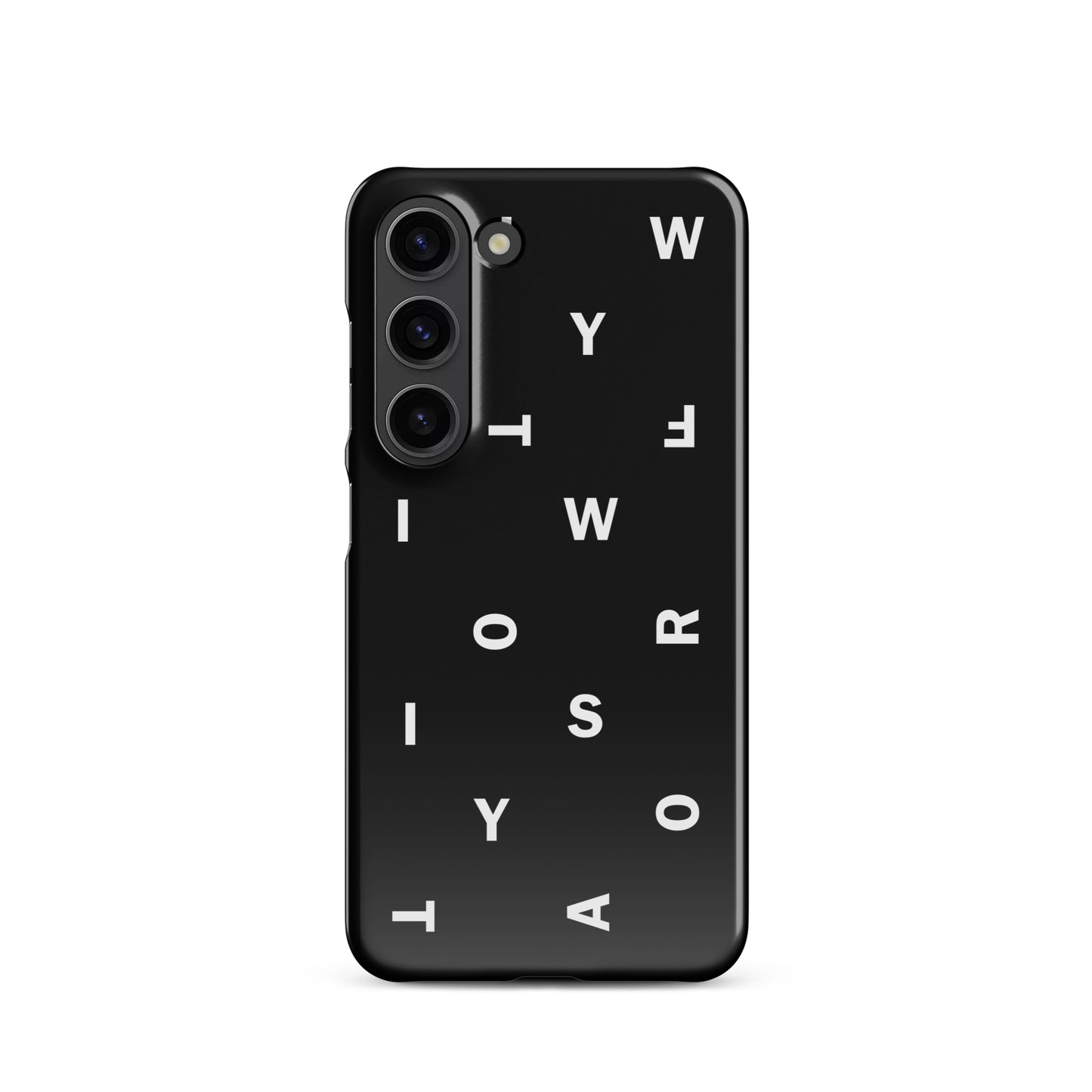 Letter Black - Inspired By Taylor Swift - Sustainably Made Snap case for Samsung®