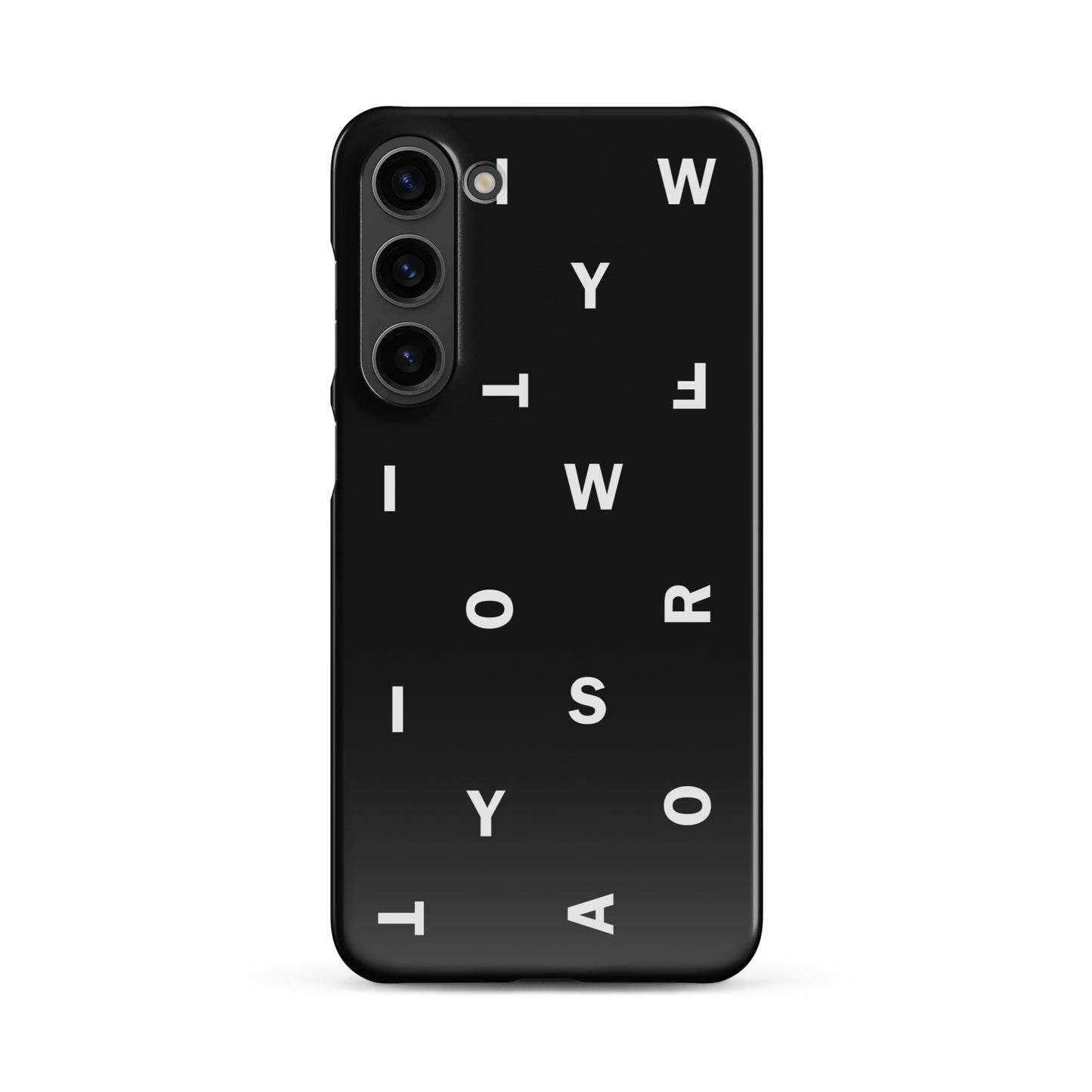 Letter Black - Inspired By Taylor Swift - Sustainably Made Snap case for Samsung®