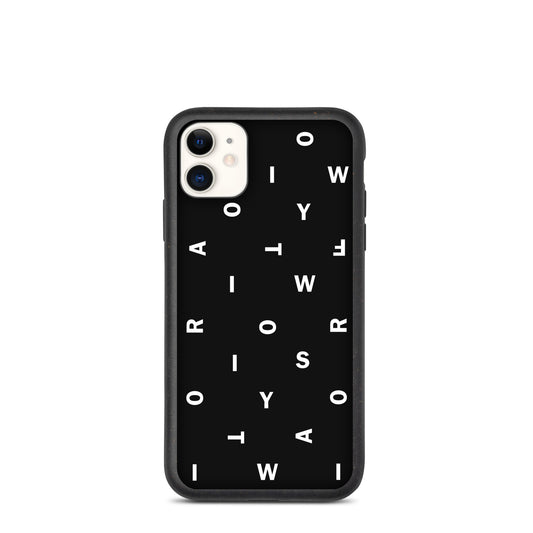 Letter Black - Inspired By Taylor Swift - Sustainably Made Speckled Case for iPhone®