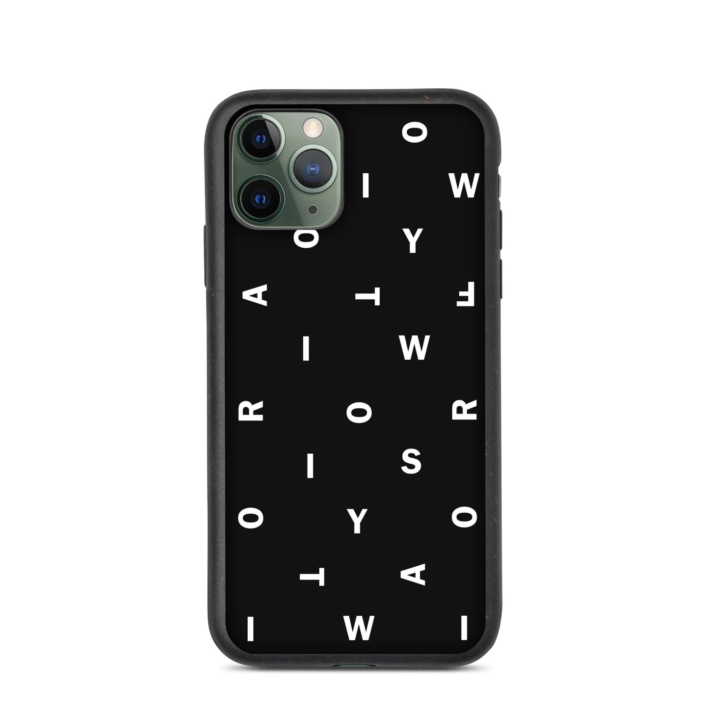 Letter Black - Inspired By Taylor Swift - Sustainably Made Speckled Case for iPhone®