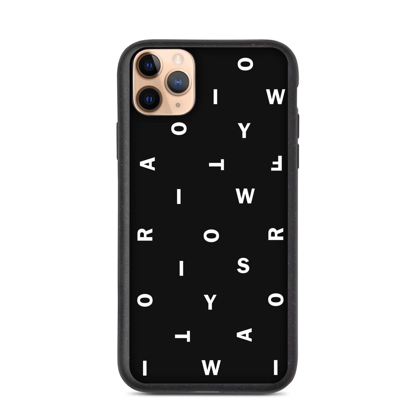 Letter Black - Inspired By Taylor Swift - Sustainably Made Speckled Case for iPhone®