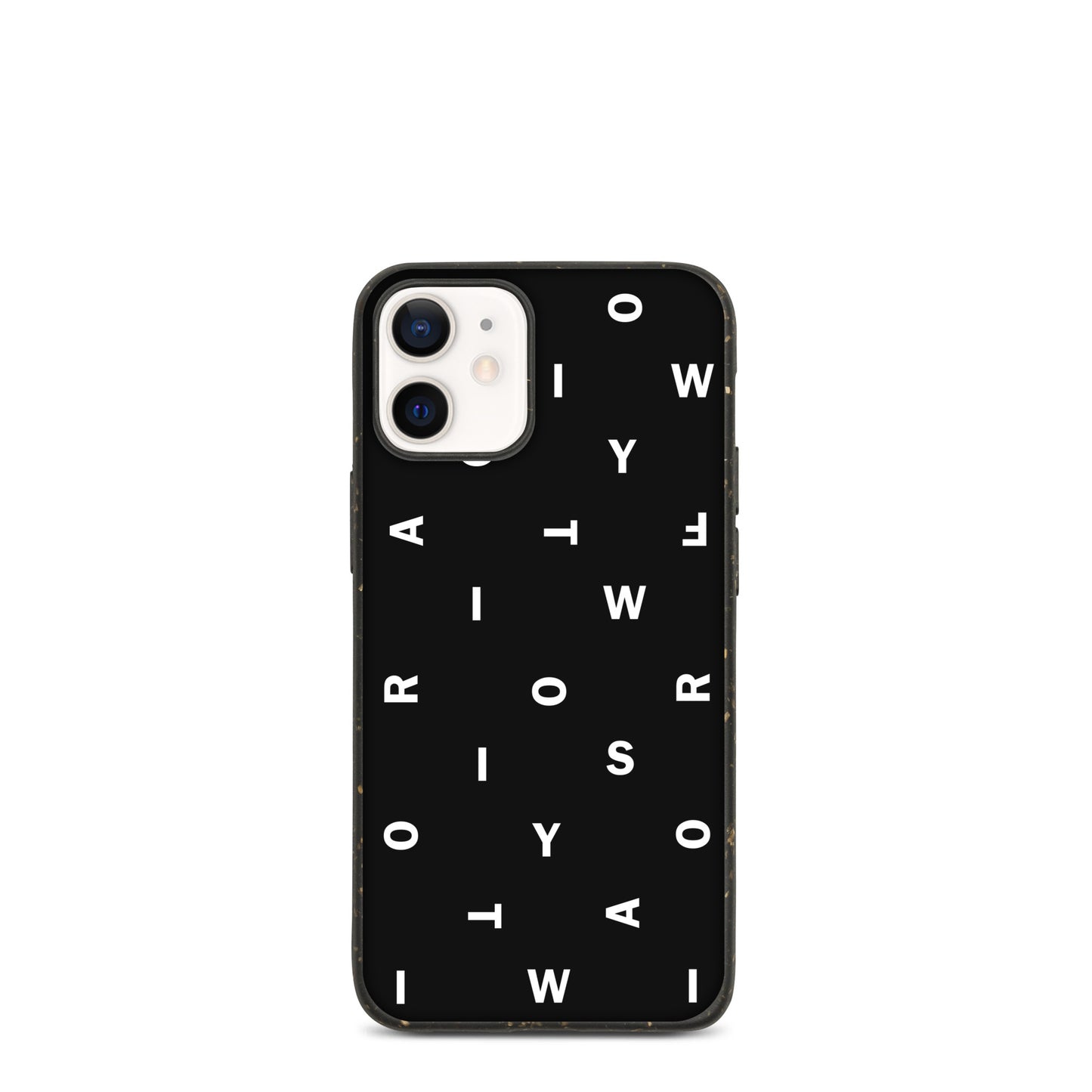 Letter Black - Inspired By Taylor Swift - Sustainably Made Speckled Case for iPhone®