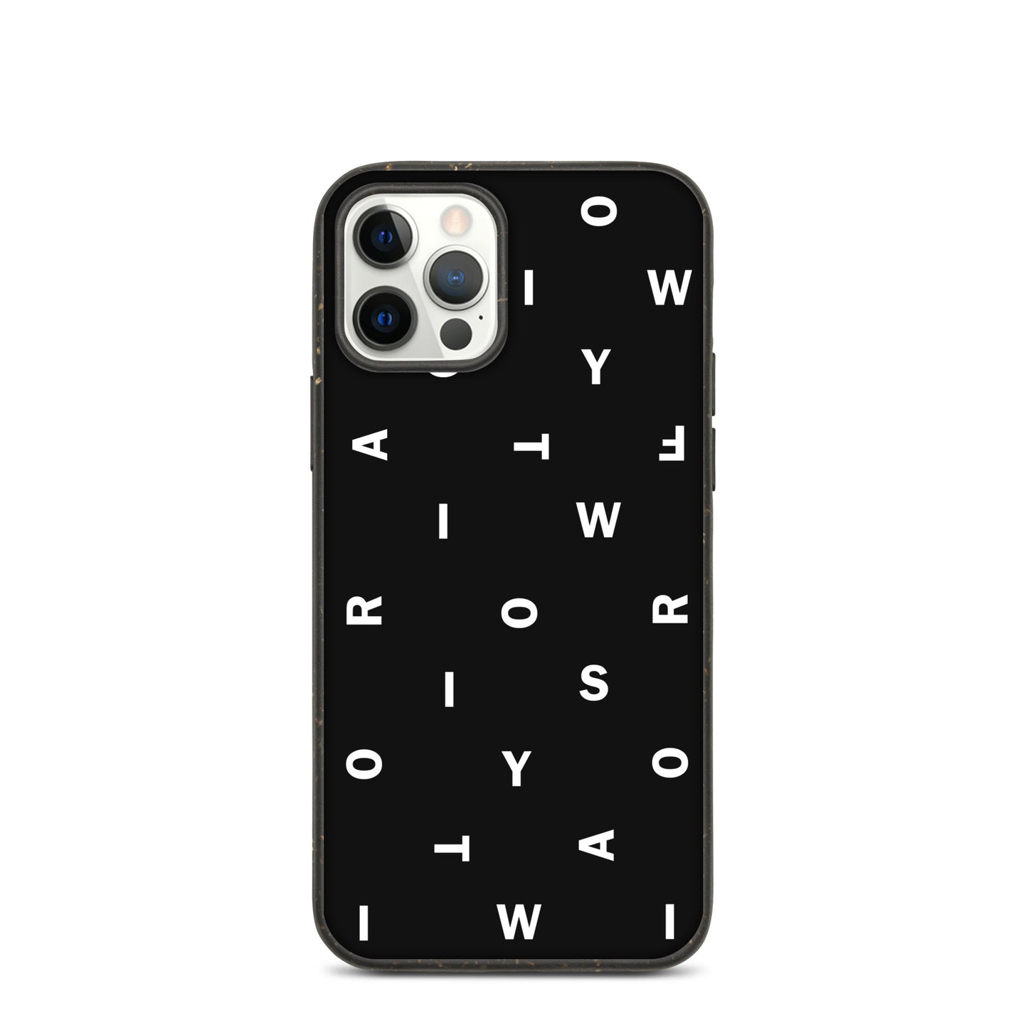 Letter Black - Inspired By Taylor Swift - Sustainably Made Speckled Case for iPhone®