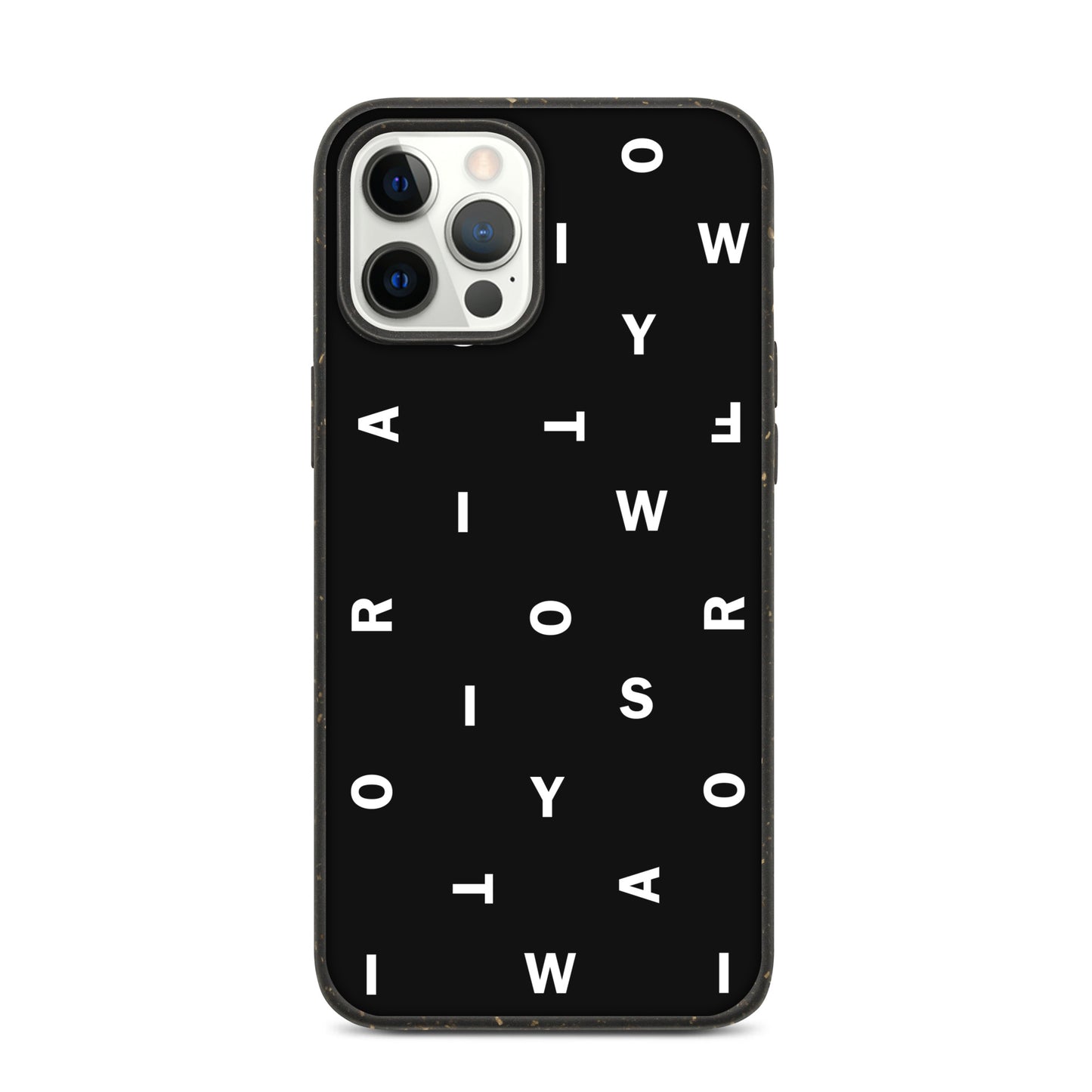 Letter Black - Inspired By Taylor Swift - Sustainably Made Speckled Case for iPhone®