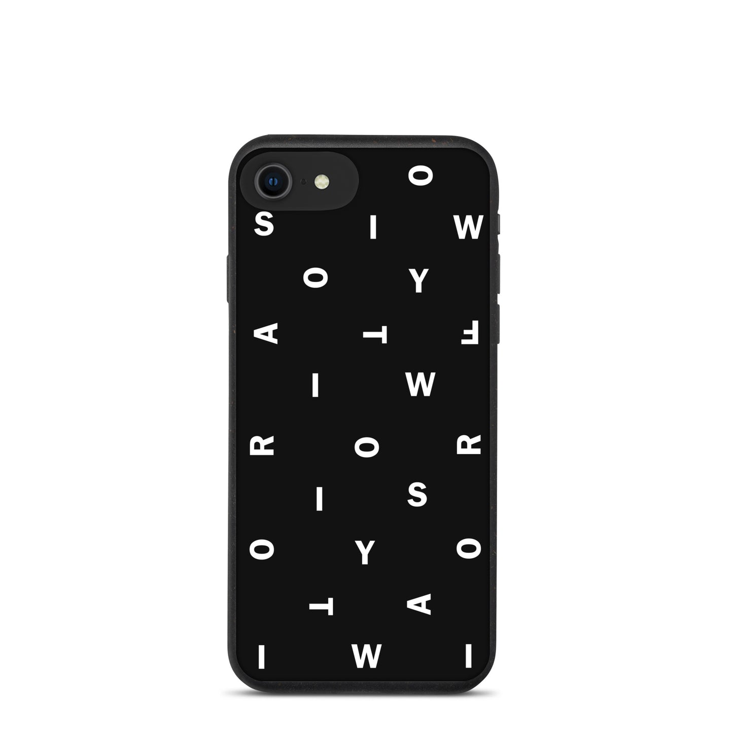 Letter Black - Inspired By Taylor Swift - Sustainably Made Speckled Case for iPhone®