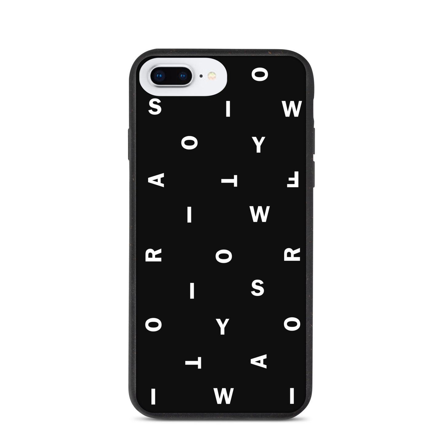 Letter Black - Inspired By Taylor Swift - Sustainably Made Speckled Case for iPhone®