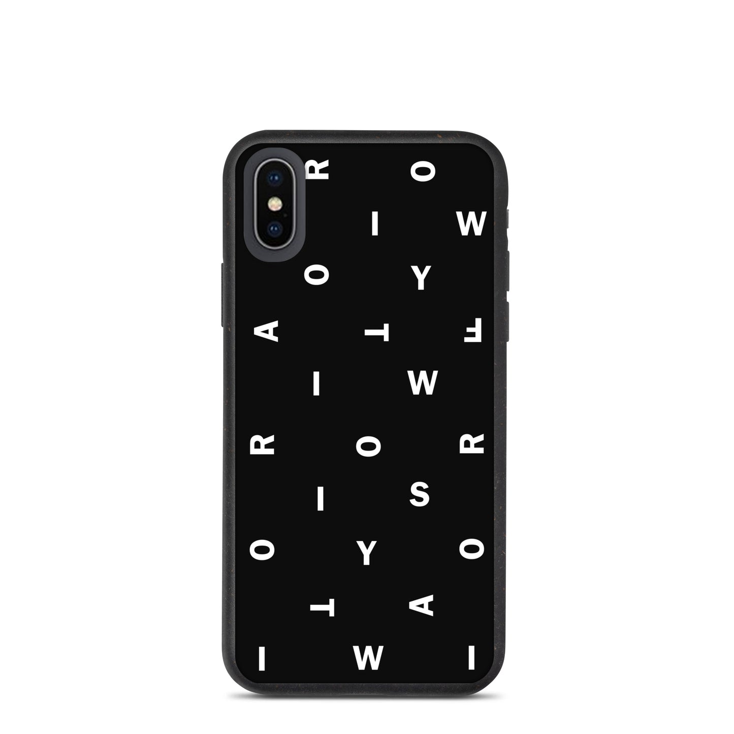 Letter Black - Inspired By Taylor Swift - Sustainably Made Speckled Case for iPhone®