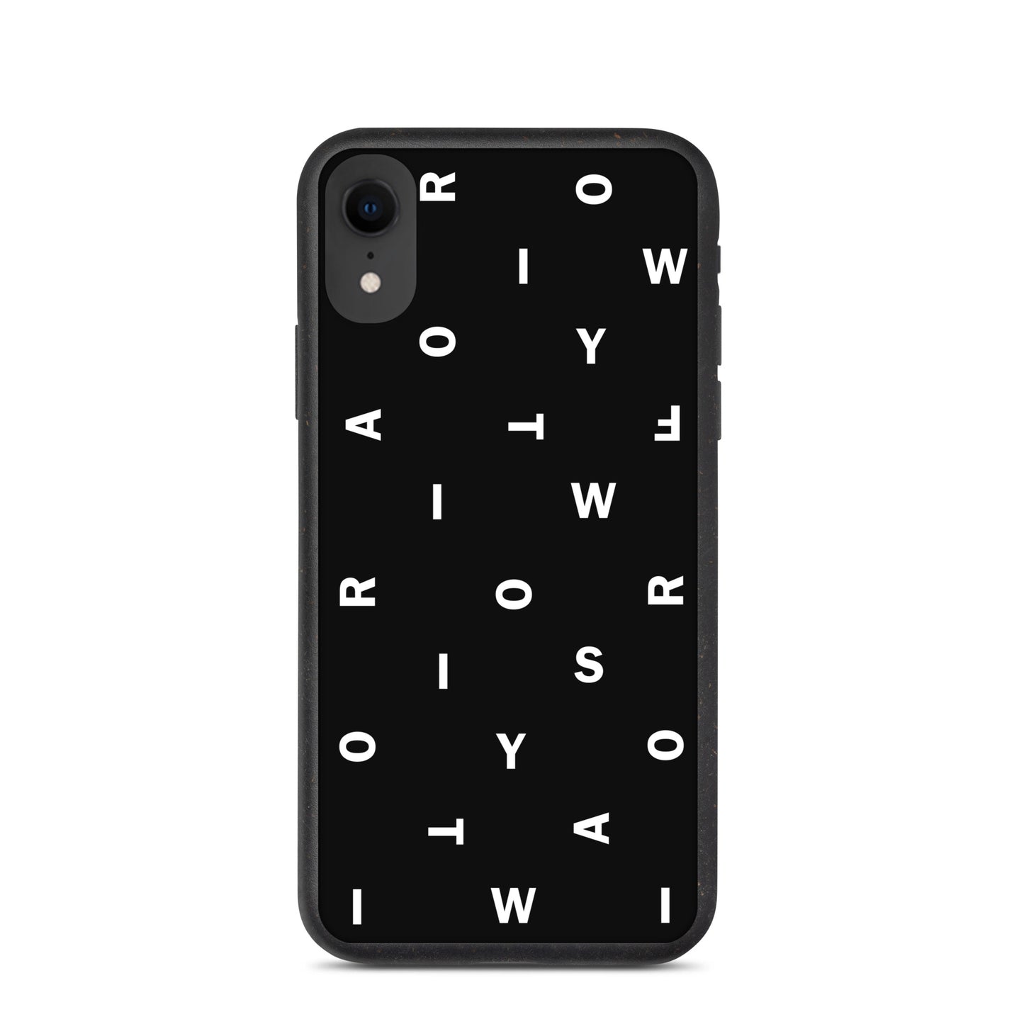 Letter Black - Inspired By Taylor Swift - Sustainably Made Speckled Case for iPhone®
