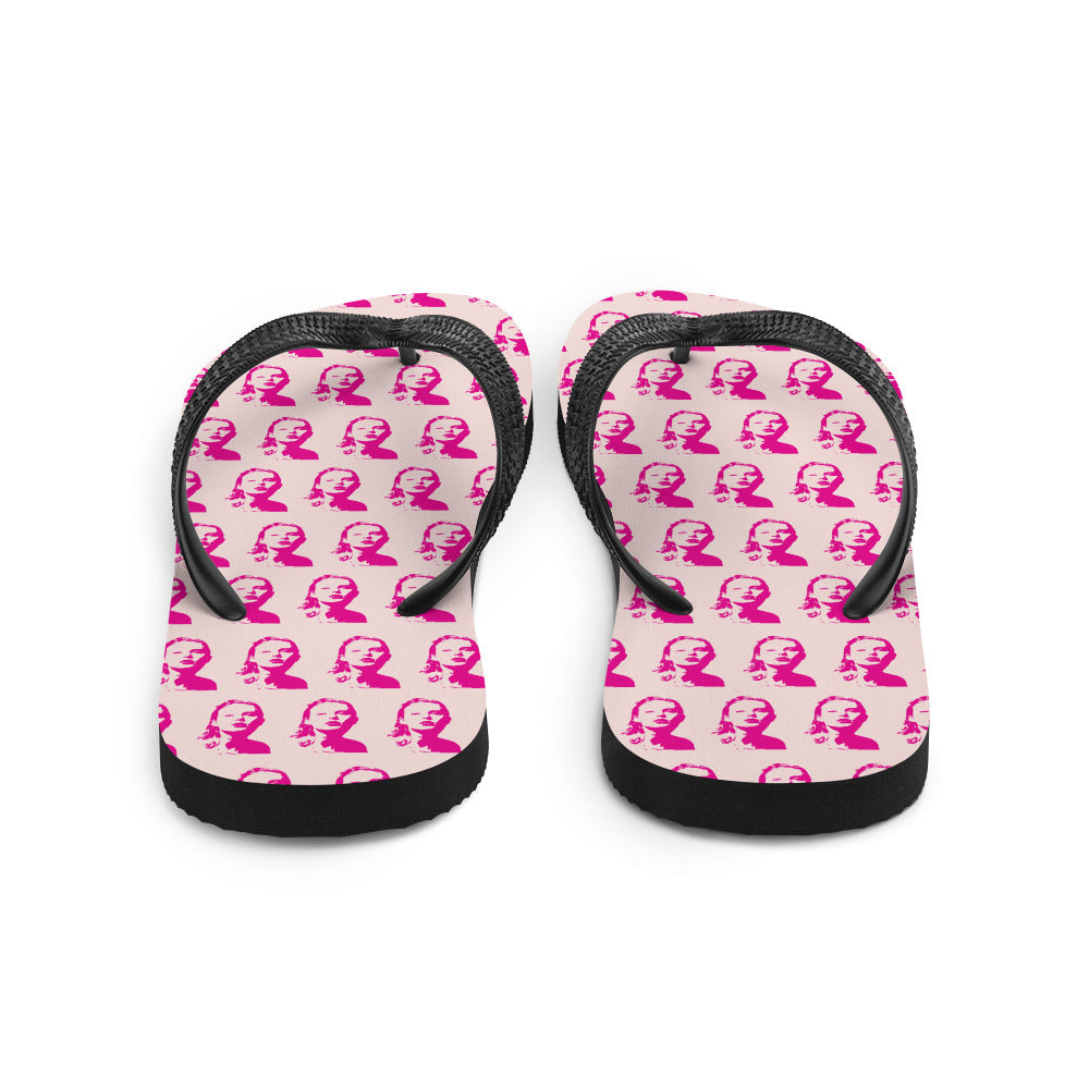 Swift Pattern Pink - Inspired By Taylor Swift - Sustainably Made Flip-Flops
