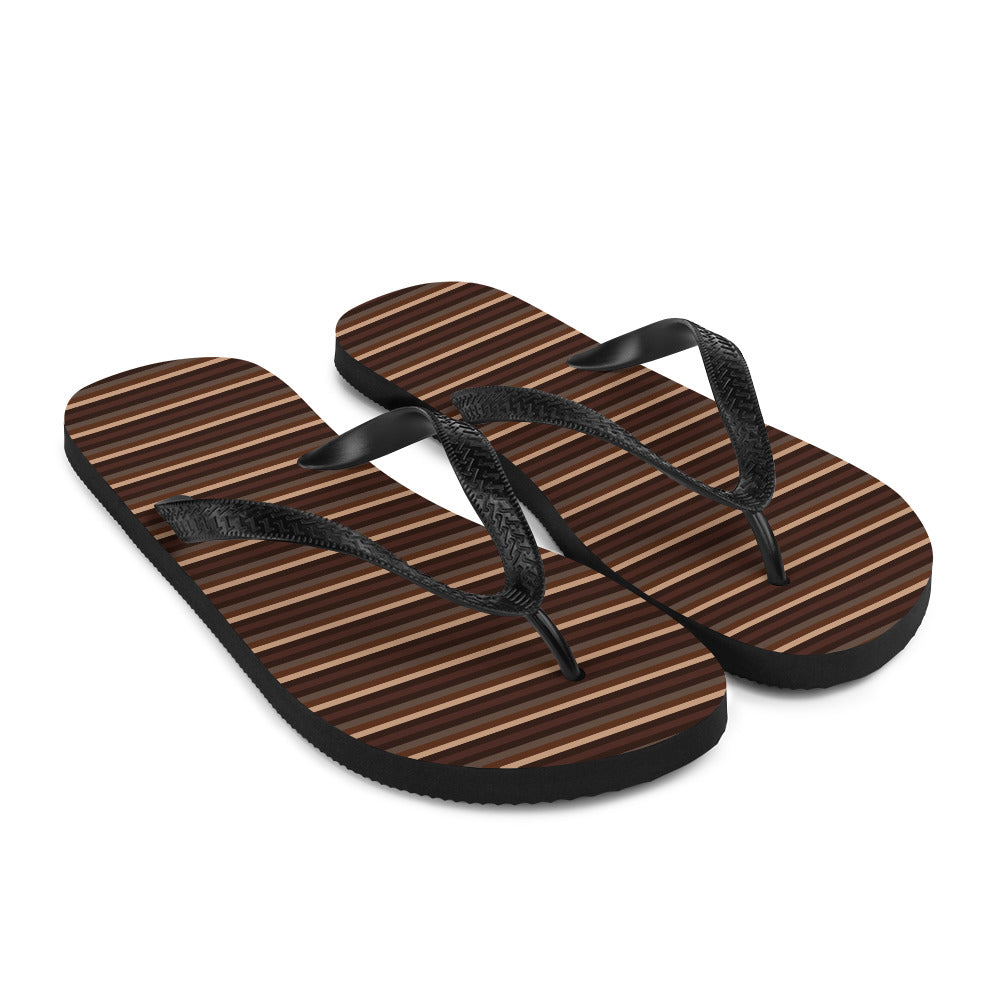 Retro Brown - Inspired By Taylor Swift - Sustainably Made Flip-Flops