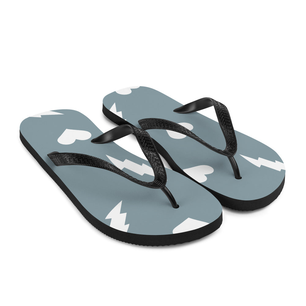Love and Thunder - Inspired By Taylor Swift - Sustainably Made Flip-Flops