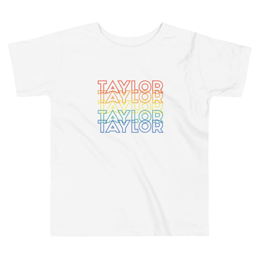 Taylor - Inspired By Taylor Swift - Sustainably Made Toddler Short Sleeve Tee