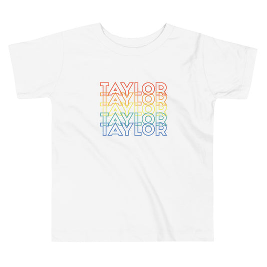 Taylor - Inspired By Taylor Swift - Sustainably Made Toddler Short Sleeve Tee