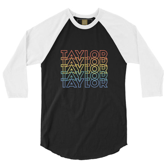Taylor - Inspired By Taylor Swift - Sustainably Made 3/4 sleeve raglan shirt