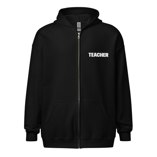 Teacher - The Job Collection - Sustainably Made Unisex heavy blend zip hoodie