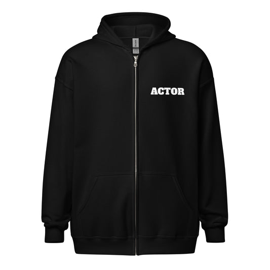 Actor - The Job Collection - Sustainably Made Unisex heavy blend zip hoodie