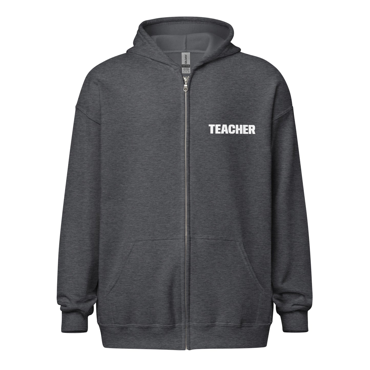 Teacher - The Job Collection - Sustainably Made Unisex heavy blend zip hoodie