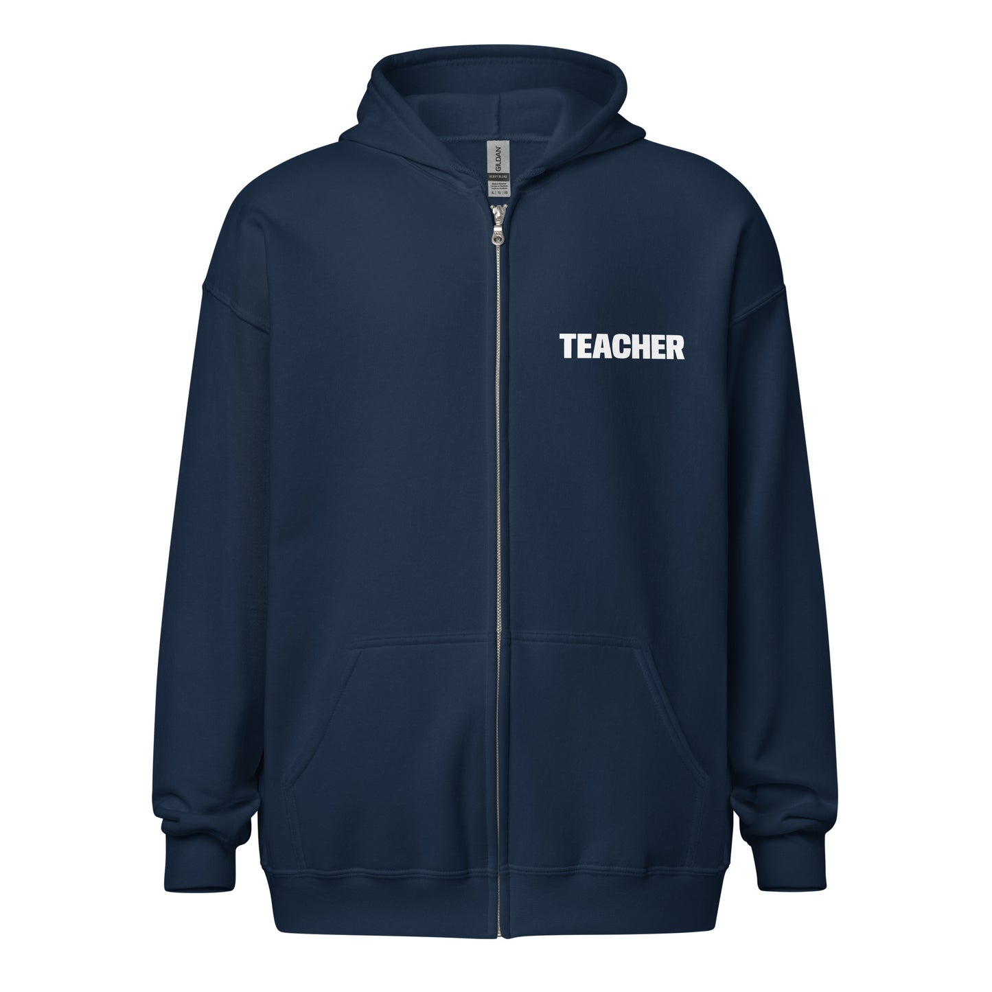 Teacher - The Job Collection - Sustainably Made Unisex heavy blend zip hoodie