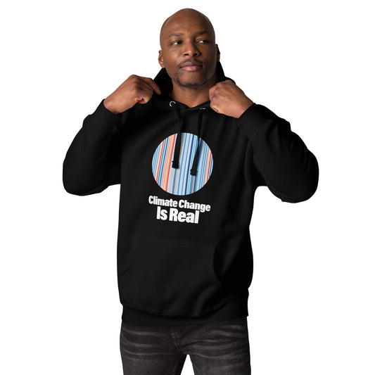 Climate Change Is Real - Sustainably Made Unisex Hoodie