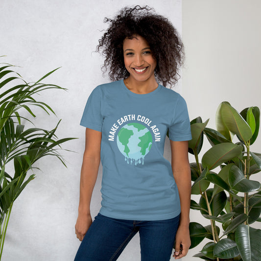 Make Earth Cool Again - Sustainably Made Unisex t-shirt