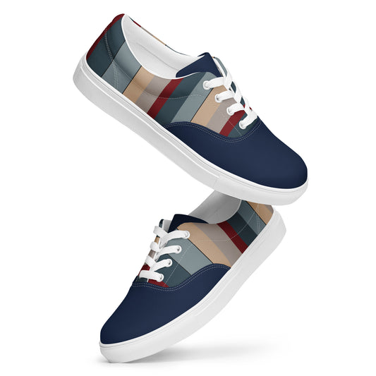 Reminiscence - Inspired By Taylor Swift - Sustainably Made Women’s lace-up canvas shoes