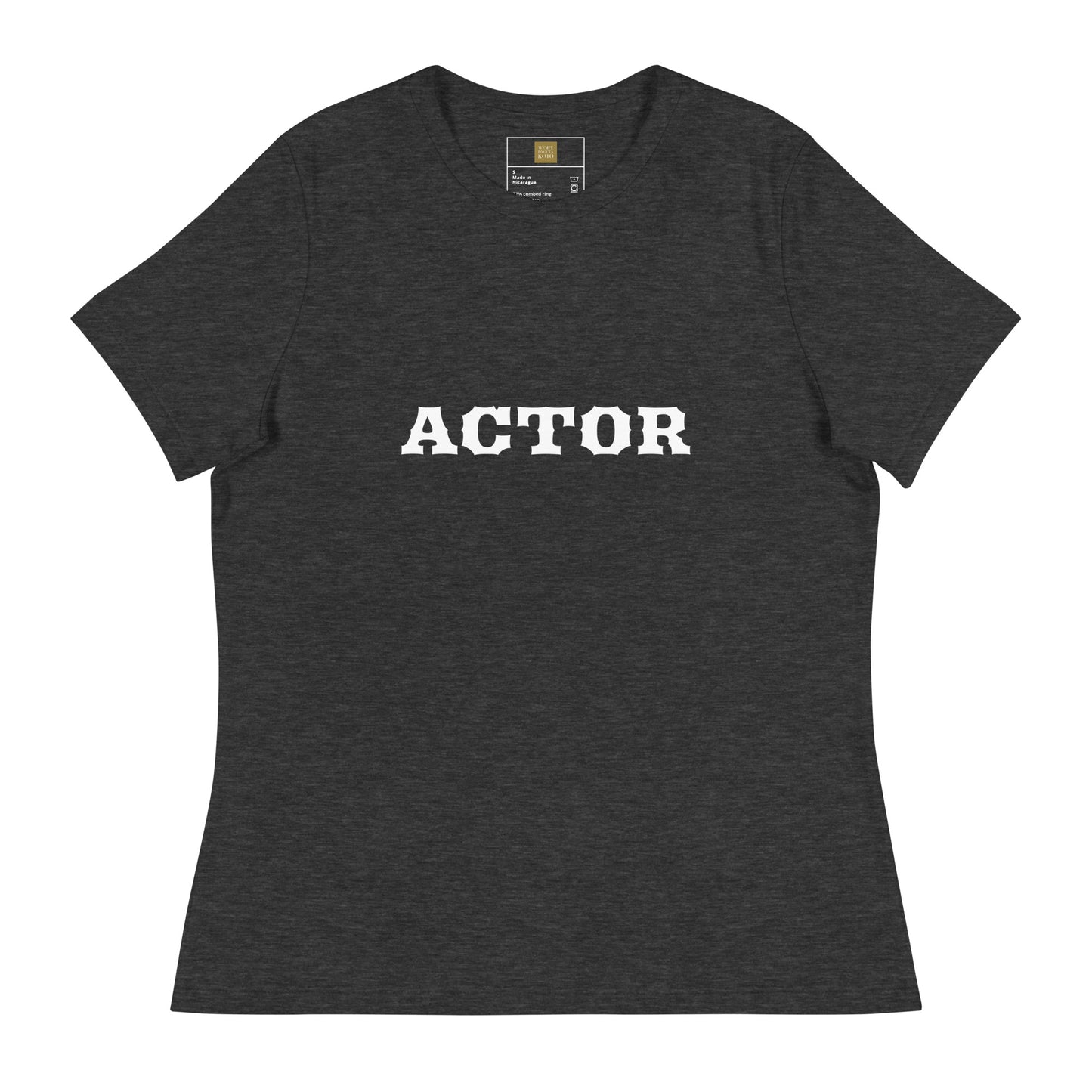 Actor - The Job Collection - Sustainably Made Women's Relaxed T-Shirt