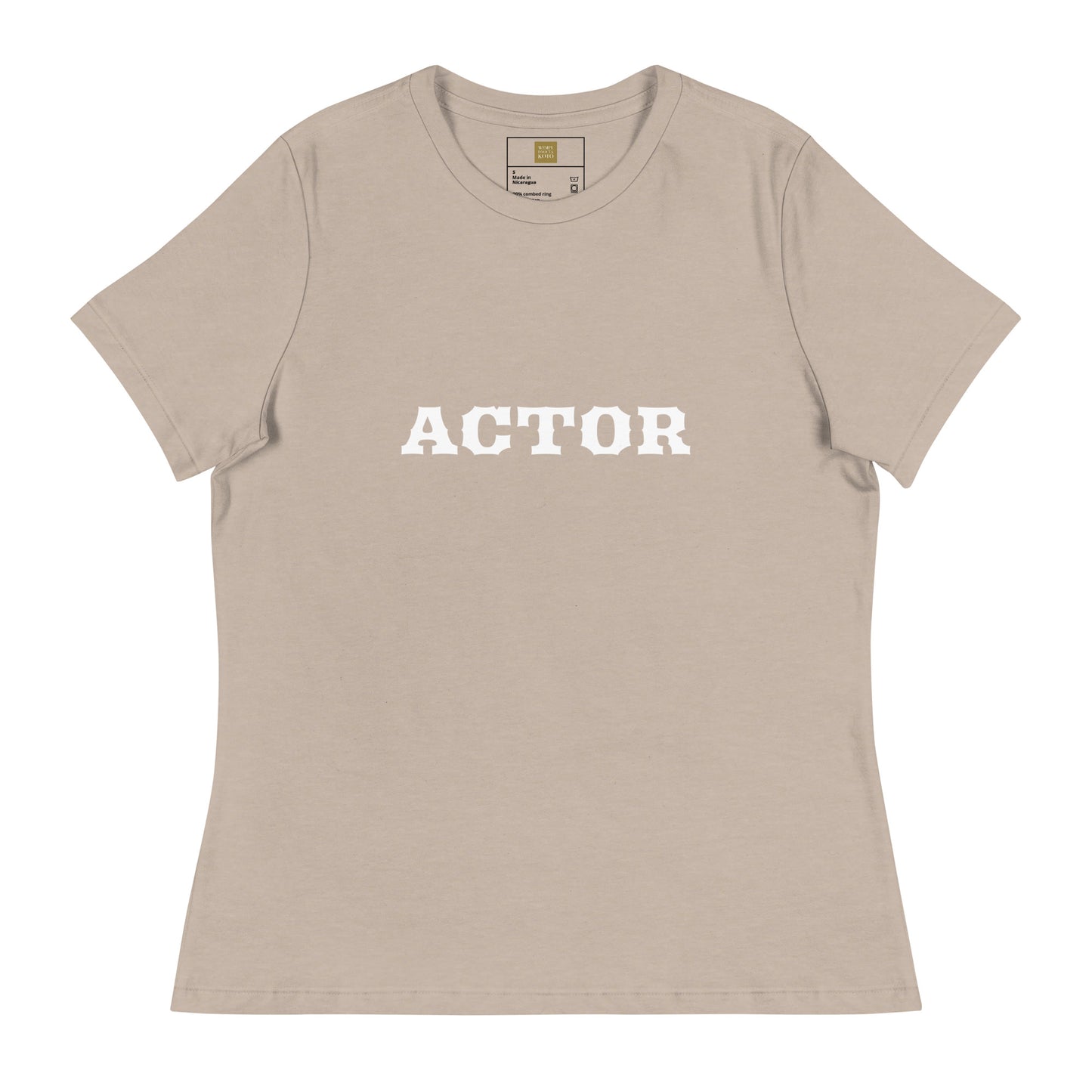 Actor - The Job Collection - Sustainably Made Women's Relaxed T-Shirt