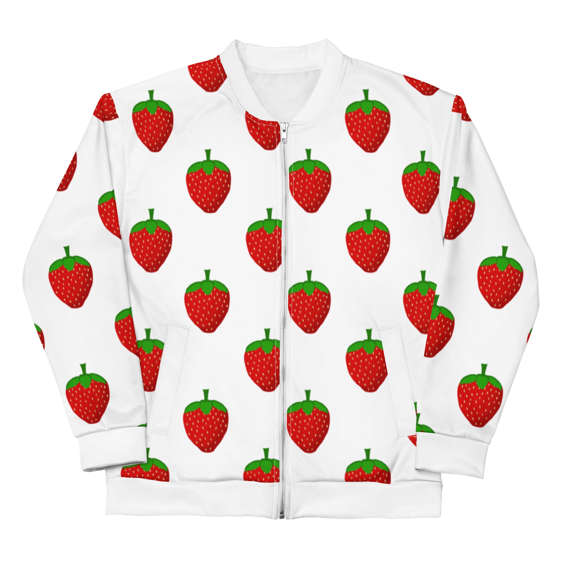 Strawberry Party Harry Styles inspired bomber jacket