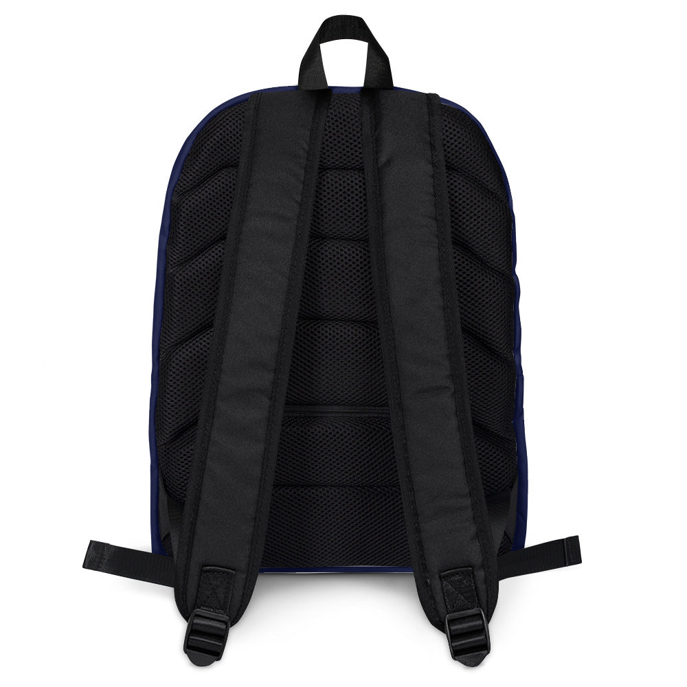 Vertical Dark Blue - Sustainably Made Backpack