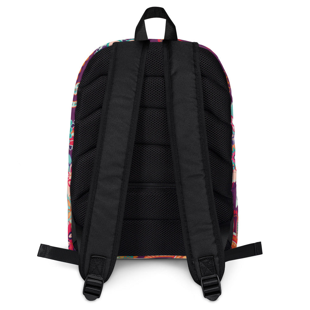 Multicolor Floral Tribe - Sustainably Made Backpack
