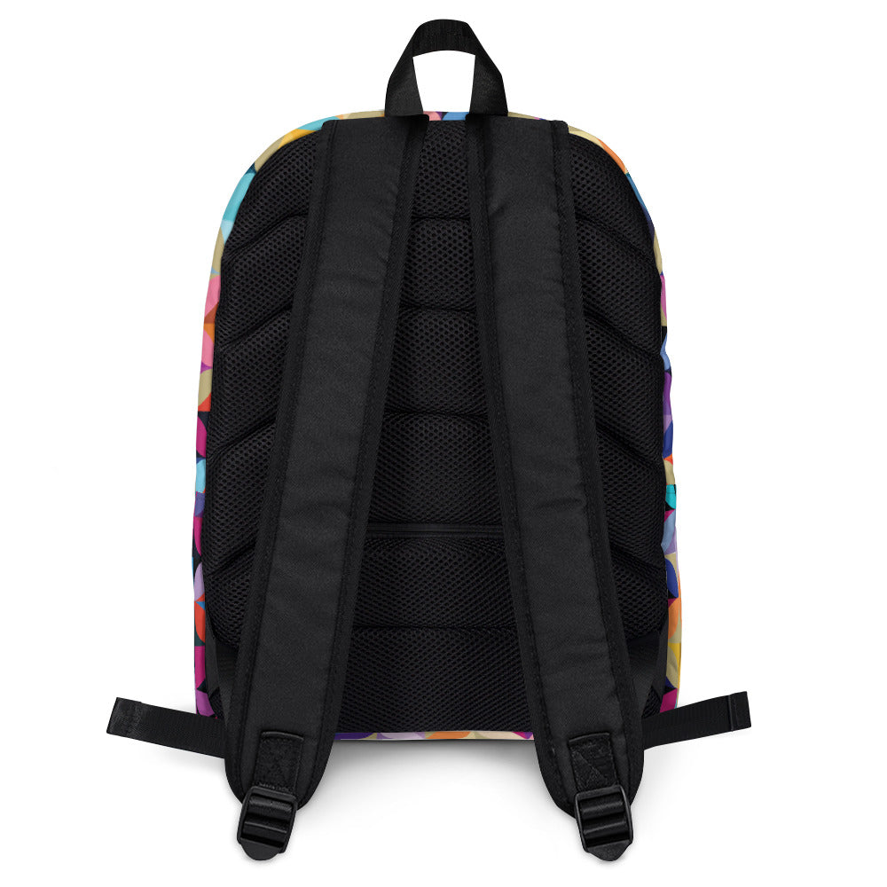 Multicolor Illusions - Sustainably Made Backpack