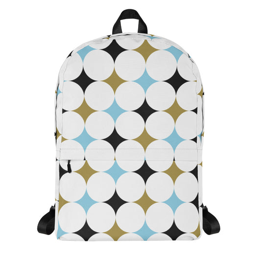 Retro Circles - Sustainably Made Backpack